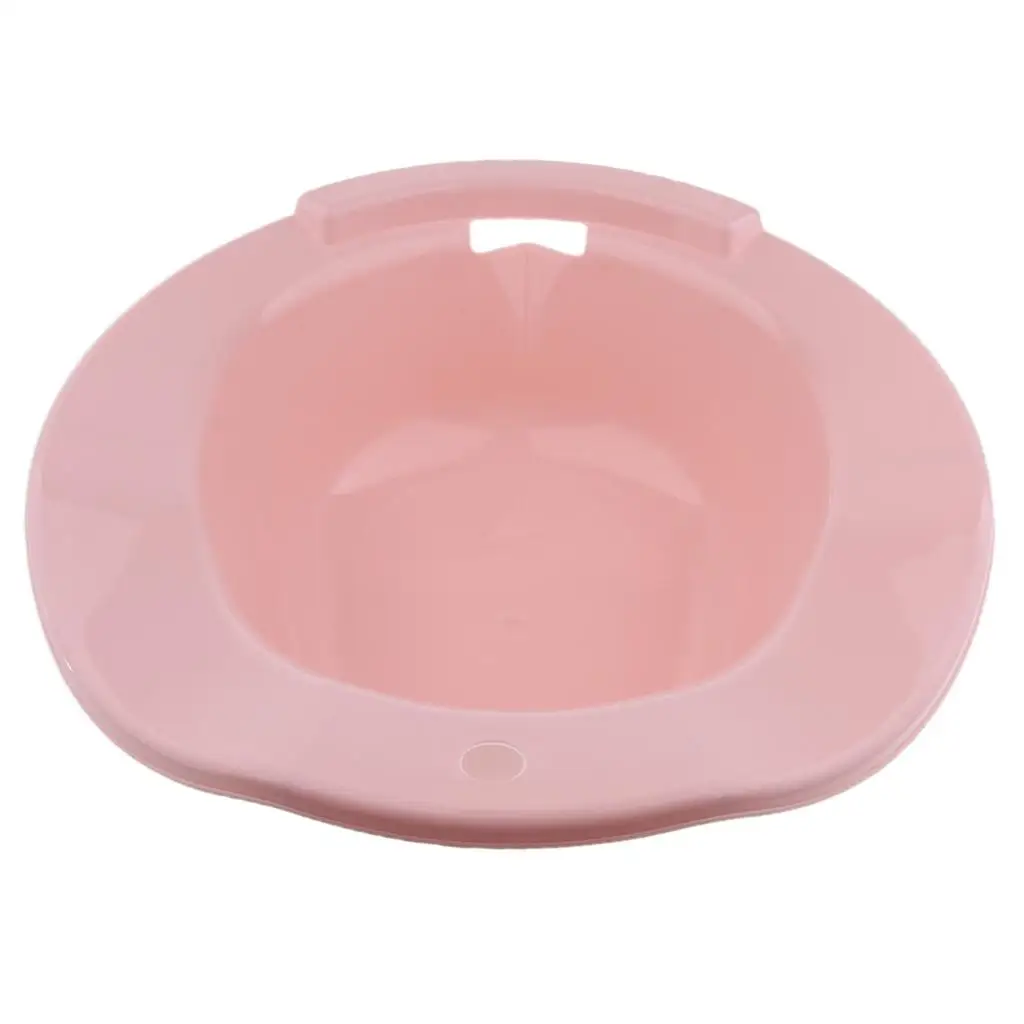 حوض استحمام Sitz مصنوع من مادة بلاستيكية، مقعد مريح للحمام للبواسير والرعاية بعد الولادة #2