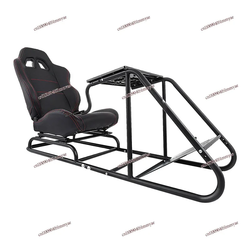 Racing Simulator Game Stand Seat Adjustable Pedal Stand Racing Steering Wheel Game Stand