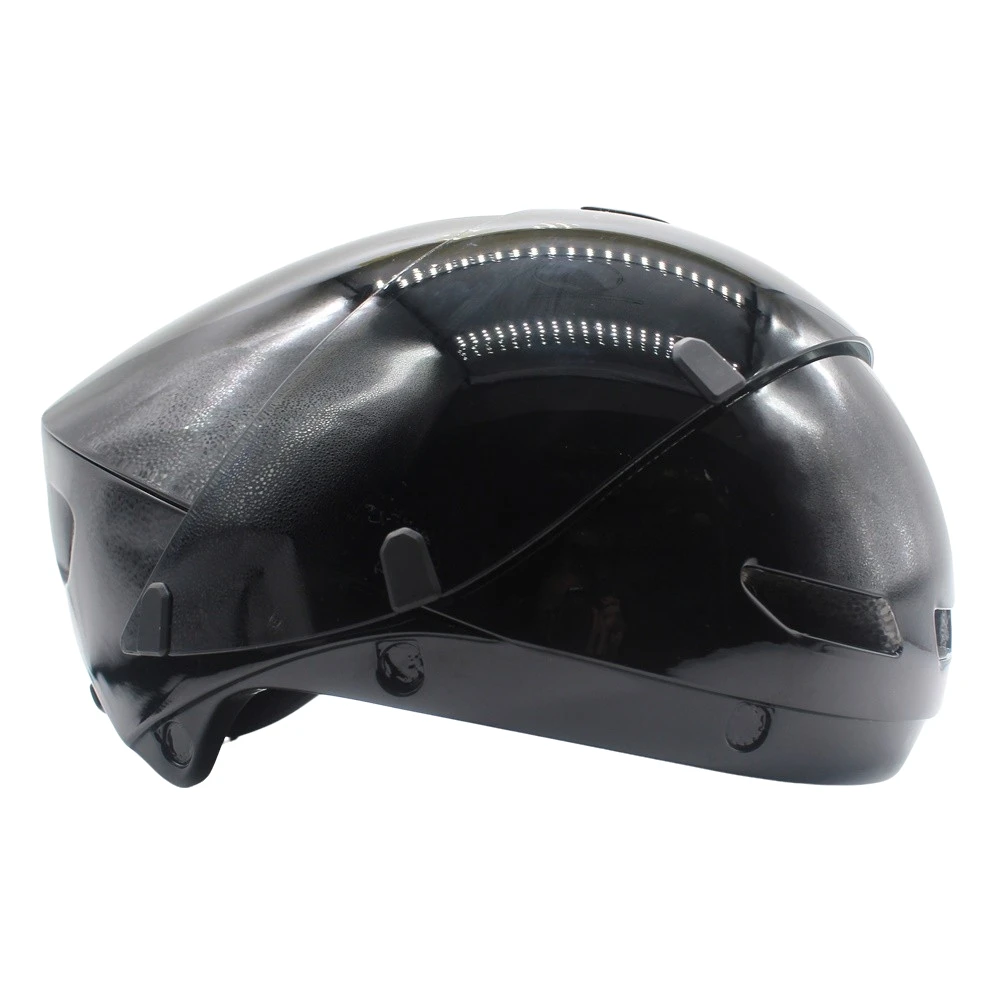 YUMAJ TT Bicycle Helmet Aerodynamic Triathlon-Specific Cycling Helmet with Panoramic Surround Magnetic Goggles YM-88