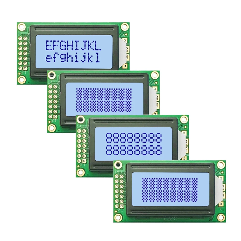 0802a 2X8 Lcd Display SPLC780D Of AIP31066 Controller 08*02 Lcd Module Meerdere Modi En Kleuren 5V Of 3.3V Voeding