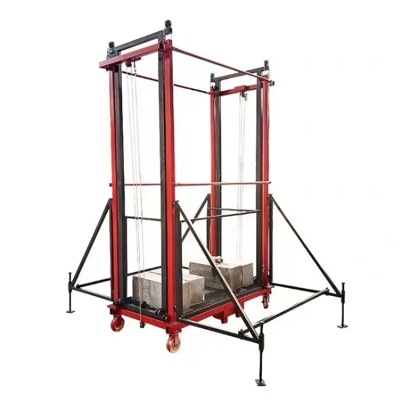 屋内外兼用ポータブル昇降足場　高さ2～8メートル　耐荷重600KG　電動はしご　装飾用モバイル　カスタマイズ可能