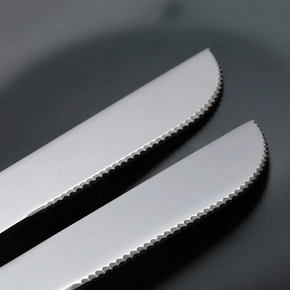 6Pcs Stainless Steel Fruit Forks Set Comfortable Grip Rust Resistant Flatware for Formal Events Picnic Restaurant Dessert Cake