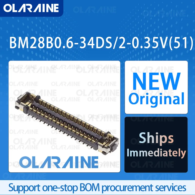 

20/50/100Pcs BM28B0.6-34DS/2-0.35V(51) 100% brand new and original IC chip Mezzanine connectors 36 Position 5 A