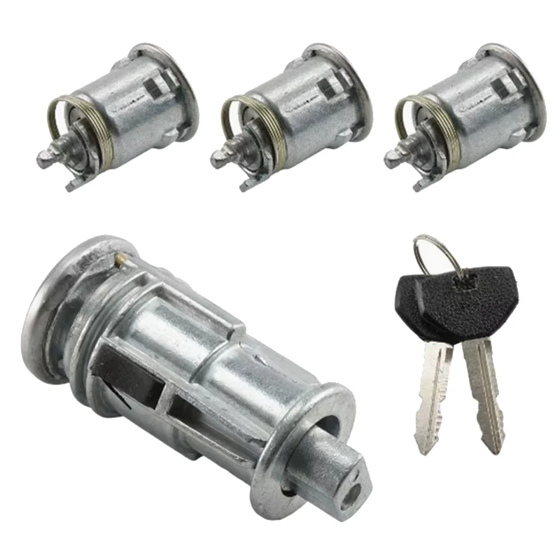 Super Sale Ignition Switch Lock Cylinder with Key Car Door Lock Set 5003843AB 68001713AA for Jeep Wrangler TJ 1998-2001