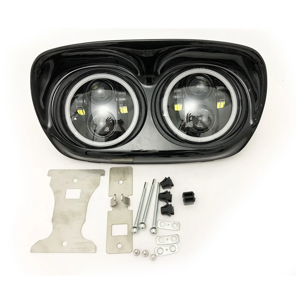 

For 1998-2013 Road Glide Led Headlight for harley Davidson Motorcycle Double Headlight