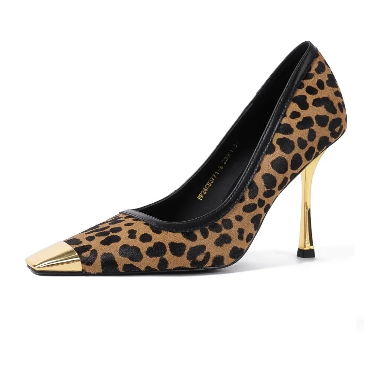 Shoes for Women's Heels Pumps Loafers New Rock Stripper Party Luxury Elegant Sexy Stilito Heel Leopard Sexy High Jumps on Offer