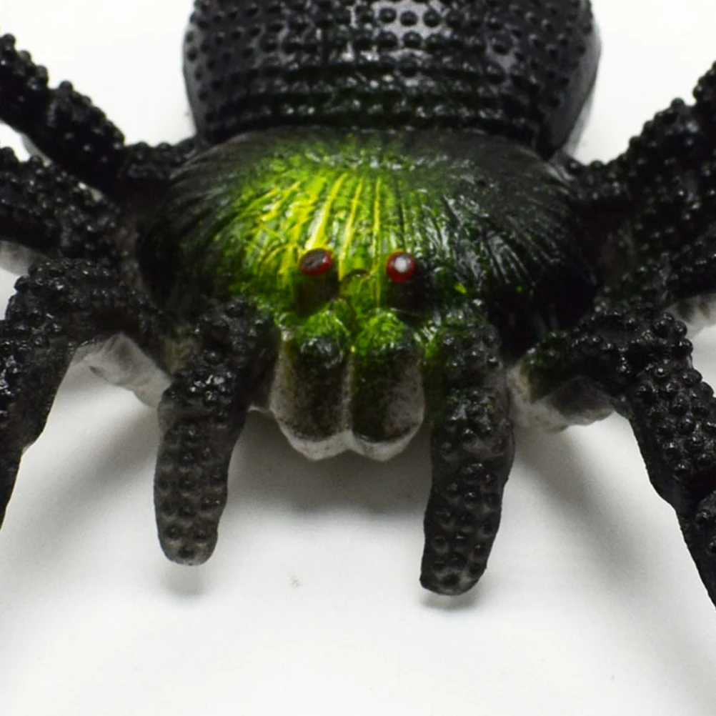 

5 Pcs Simulation Big Spider Halloween Party Horror Prop Tricky Fake Soft Rubber