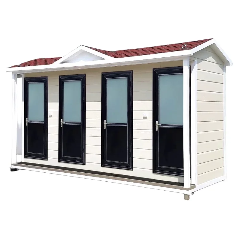 

A for Prefab Flat Pack 20ft 40ft Movable Custom Outdoor Public Mobile Portable Container Toilet Shower Bathroom WC Toilets