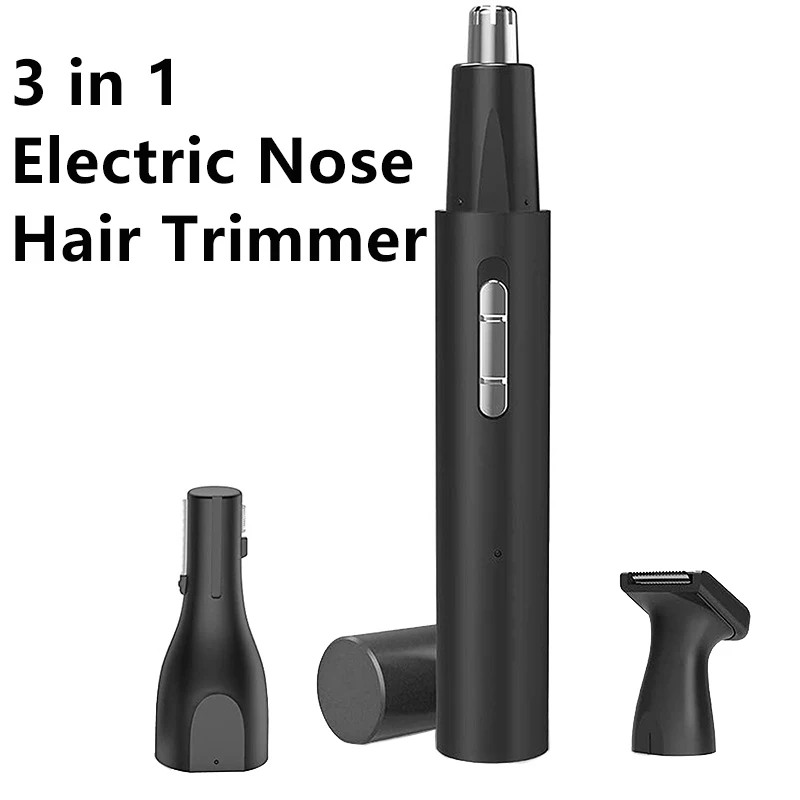 

Electric Nose Hair Trimmer for Men USB Rechargeable Eyebrow Razor Portable Hair Remover 3 in 1 Hair Clipper Shaver