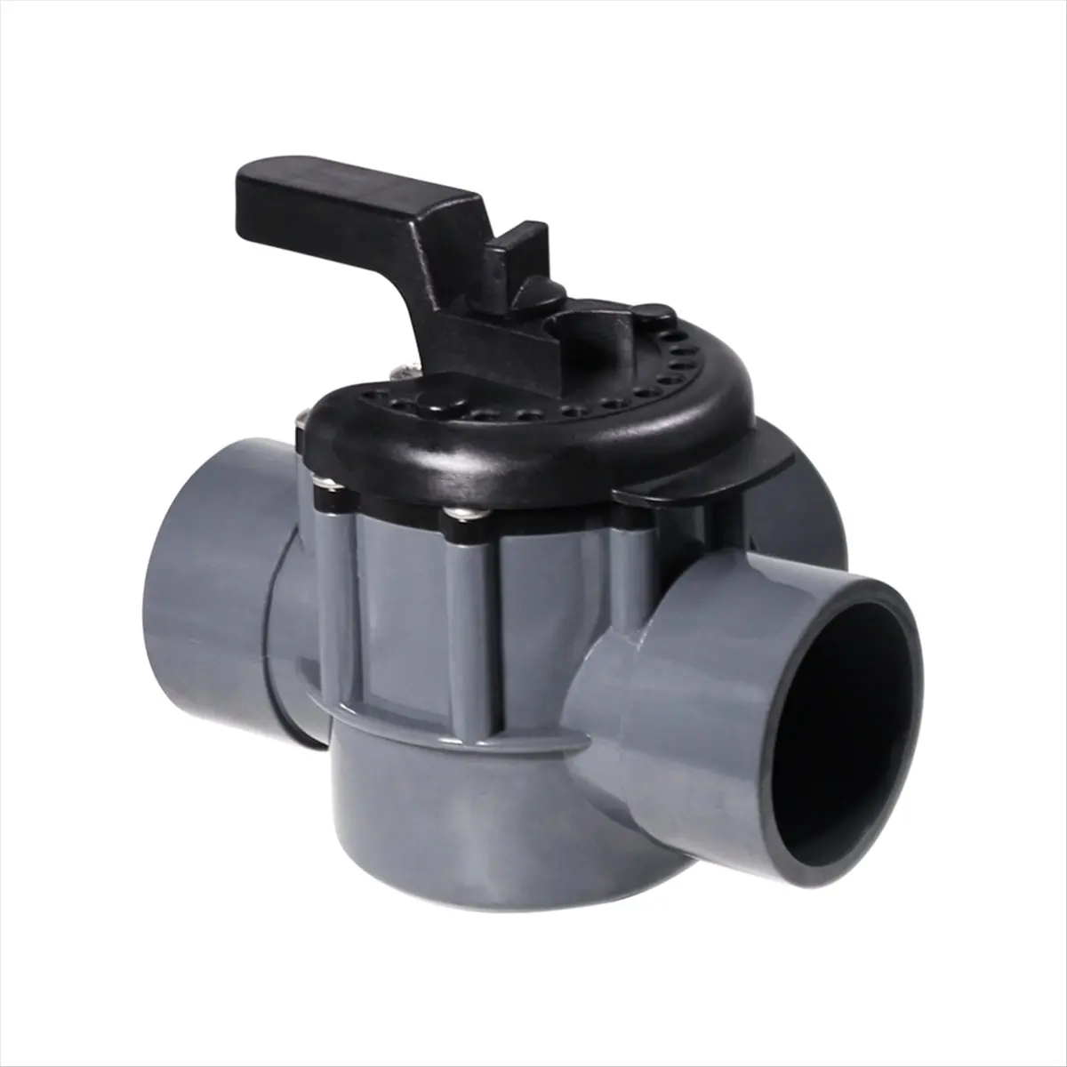 【A30I~】 263028 Three Port Diverter Valve with 2In PVC Pipe 3 Way Positive Non-Lube Diverter Valve Replacement for Pools and Spas