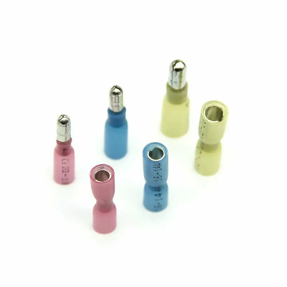 50 Stück Wärmeschrumpf-Kabelverbinder, Weiblich und Männlich, Elektrische Drahtverbinder, Crimpklemmen 10-22AWG, Wasserdicht – Detail 2