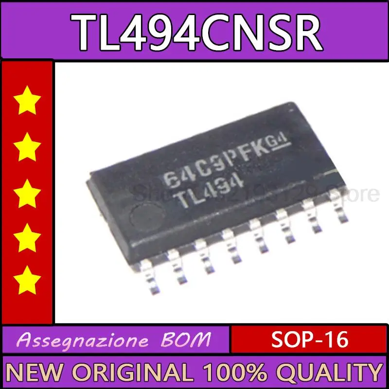 5pcs New TL494NSR TL494CNSR TL494 SOP5.2 DC-DC Control IC SOP-16