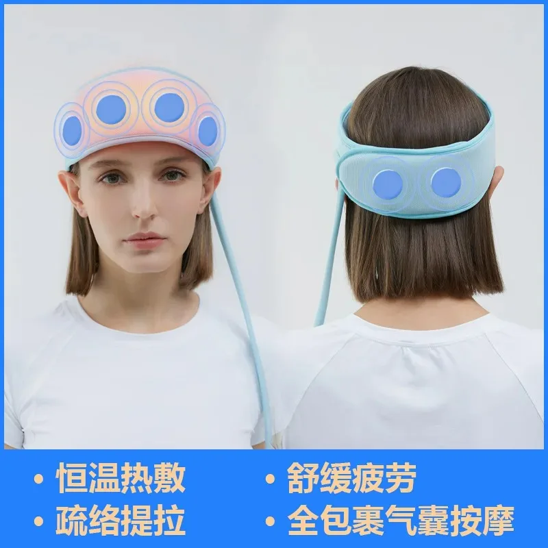 Customizable Head Massager Scalp Massager Neck Meridian Electric Kneading Hot Compress Multifunctional Home Sleep Apparatus
