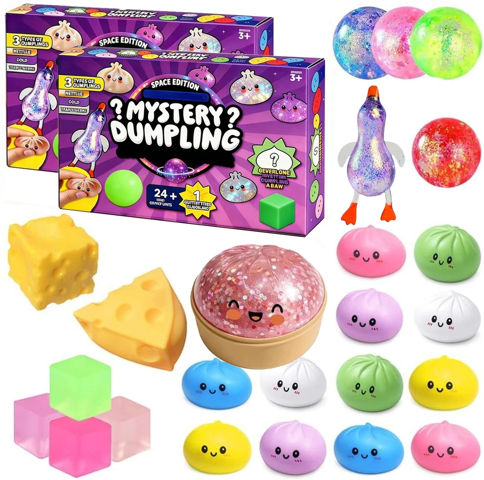Advent Calendar Gift - Kalender Advents 2026 Dumpling Squishy 24