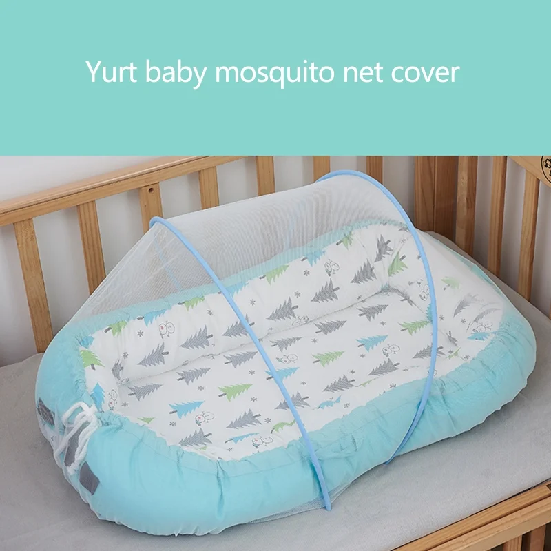 Berço portátil e dobrável Mosquiteiro, Cama infantil Canopy, Berço dobrável, Tenda de rede de insetos