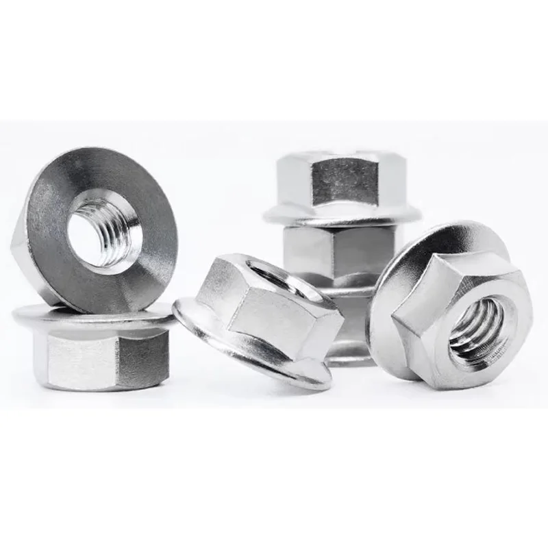 

M5 M6 M7 M8 M10 M12 M14 M16 M18 M20 Titanium Hex Flange Nuts For Bicycle Motorcycle