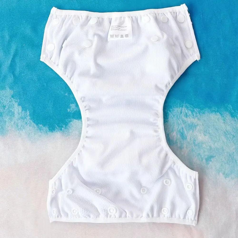 Adjustable Swimming Diaper Leak Proof Snap on Closure Swim Pants Reusable Washable Breathable Waterproof Diaper Pants