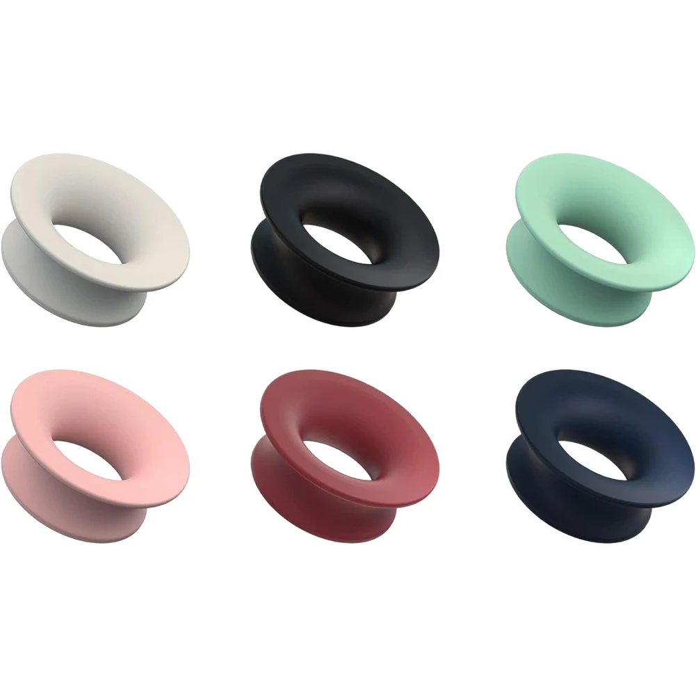 6/12 Pcs Silicone Earplugs Mute Style Pack Quiet Ear Plugs Accessories Adjustable Earphone Mute Accessories for Earplugs