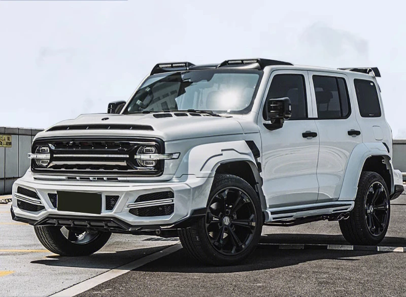 

Tank 300 Modified Shadow Cover Kit Surround Front Bar Rear Bar Tail Wheel Eyebrow Side Step Middle Net Small School Bag