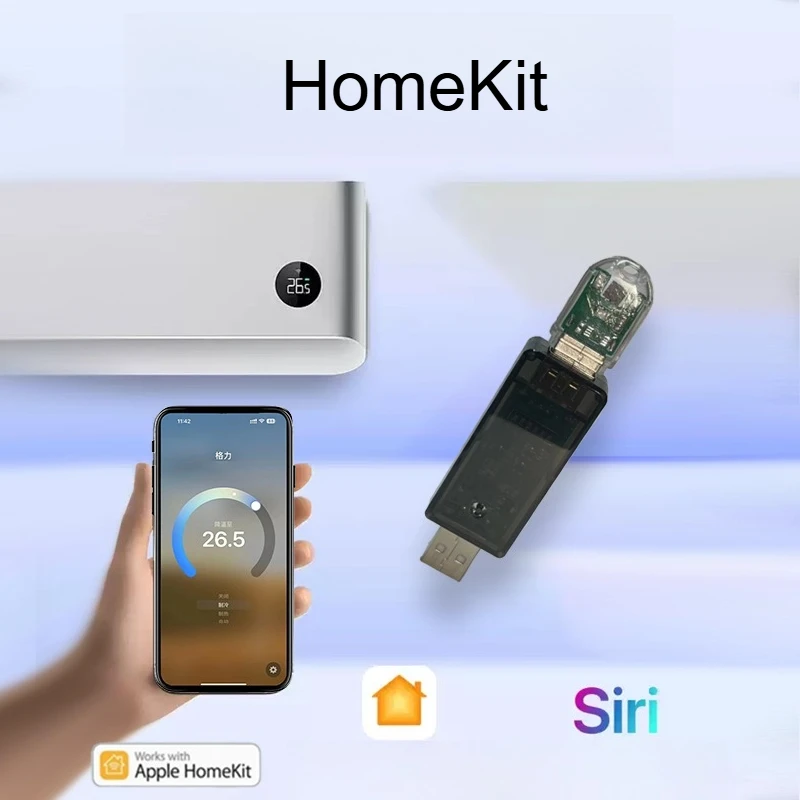 HomeKit air conditioner Infrared Remote control Siri voice control mobile phone air conditioner, dedicated for iPhone