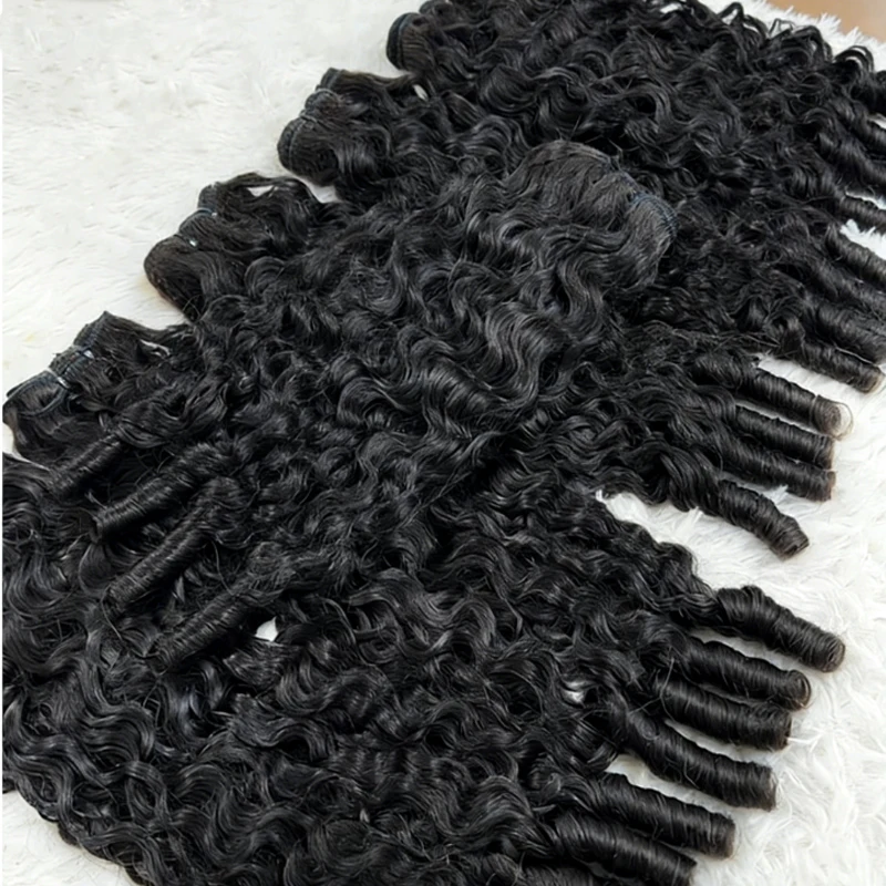 

Натуральные кудрявые волосы бирманского происхождения, 28-30 дюймов, 100% необработанные, 1-3 пучка, спиральные завитки, настоящие наращиваемые пряди