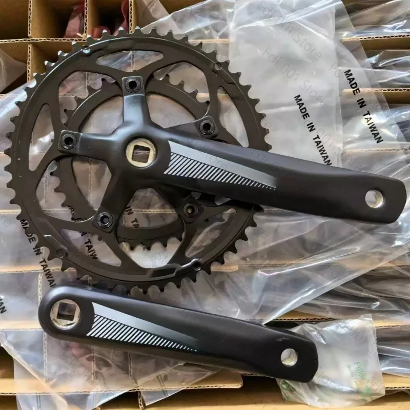 Tempo Compact Road Chainset 50-34T 48-32T 170/172.5/175 mm Roulette Two Large Dentures Road Bike Roulette Wheeler