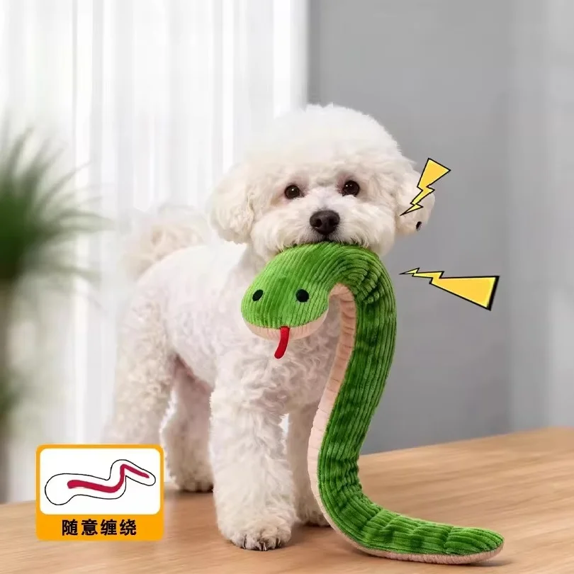 Pet Toy Explosions Kitten Toy Puppy Molar Toy Vocal Toy Dog Toy Personalized Pet ToyLittle snake toy