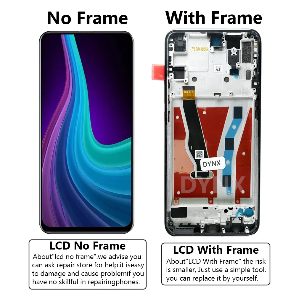 New Screen For Huawei Y9 Prime 2019 Screen Display Touch Assembly LCD Display For STK-L21 STK-L22 STK-LX3 LCD Replacement