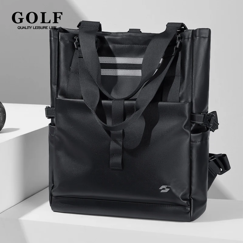 GOLF Men's Backpacks Shoulder Bag Convertible Crossbody Bags Male 16 Inch Laptop Backpack Handbag 3 in 1 with Removable Straps