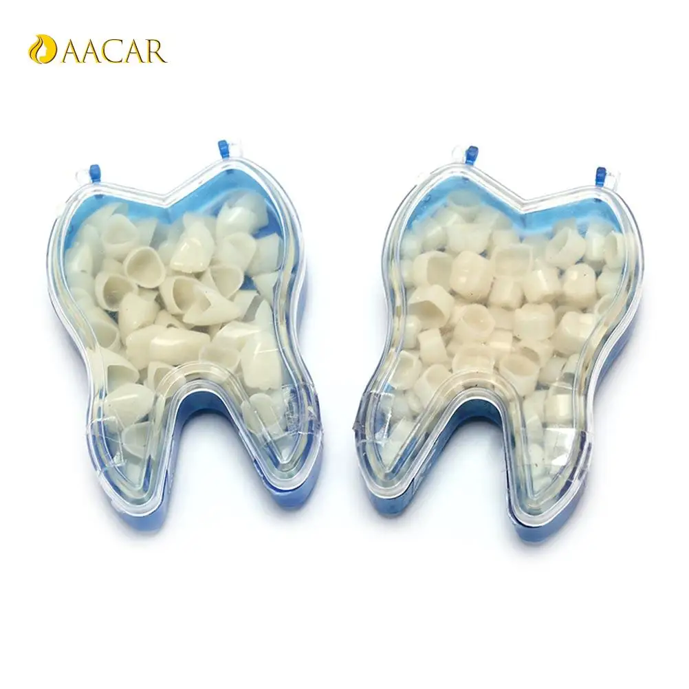 

Dental Crowns Oral Teeth Whitening Anterior Molar Crown Dental Crowns Resin Porcelain Temporary Teeth crown 50Pcs/Box Realistic