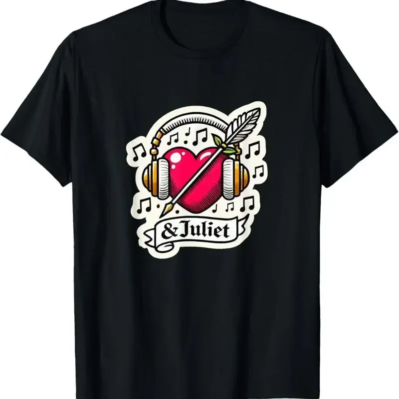Juliet Musical Theatre Heart Quill Musicals T Shirt