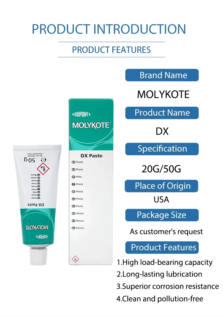 DUPONT Molykote DX Paste Weiß Spezialfett Hochdruckpaste für Uhrmacher Chrono Switch Lever – Detail 2