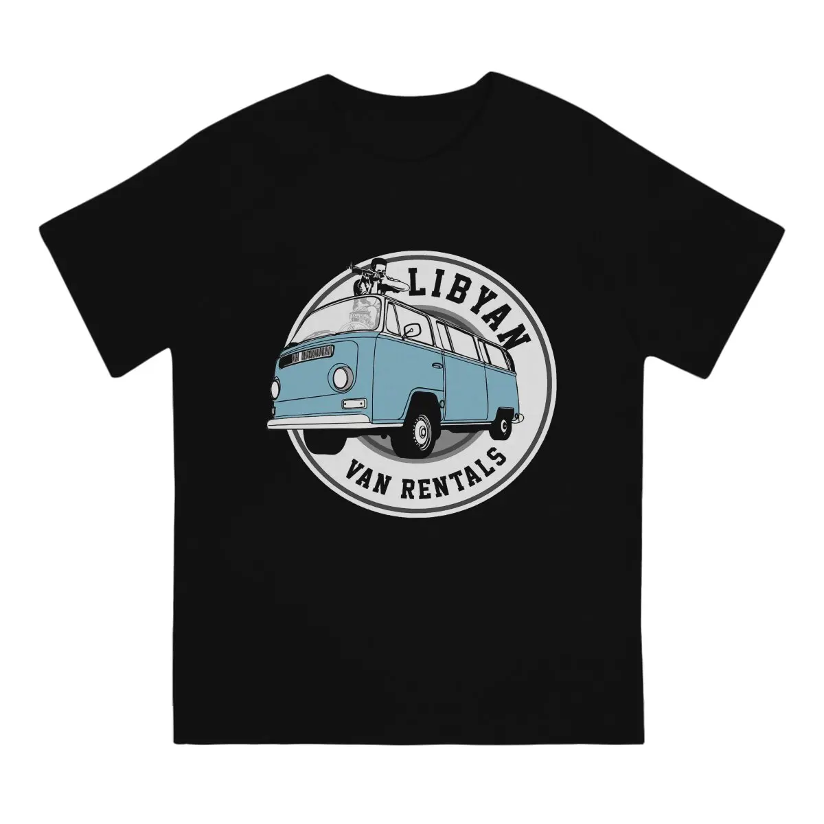 Libyan Van Rentals Movie Back To The Future T Shirt Grunge Crewneck TShirt Polyester Clothing