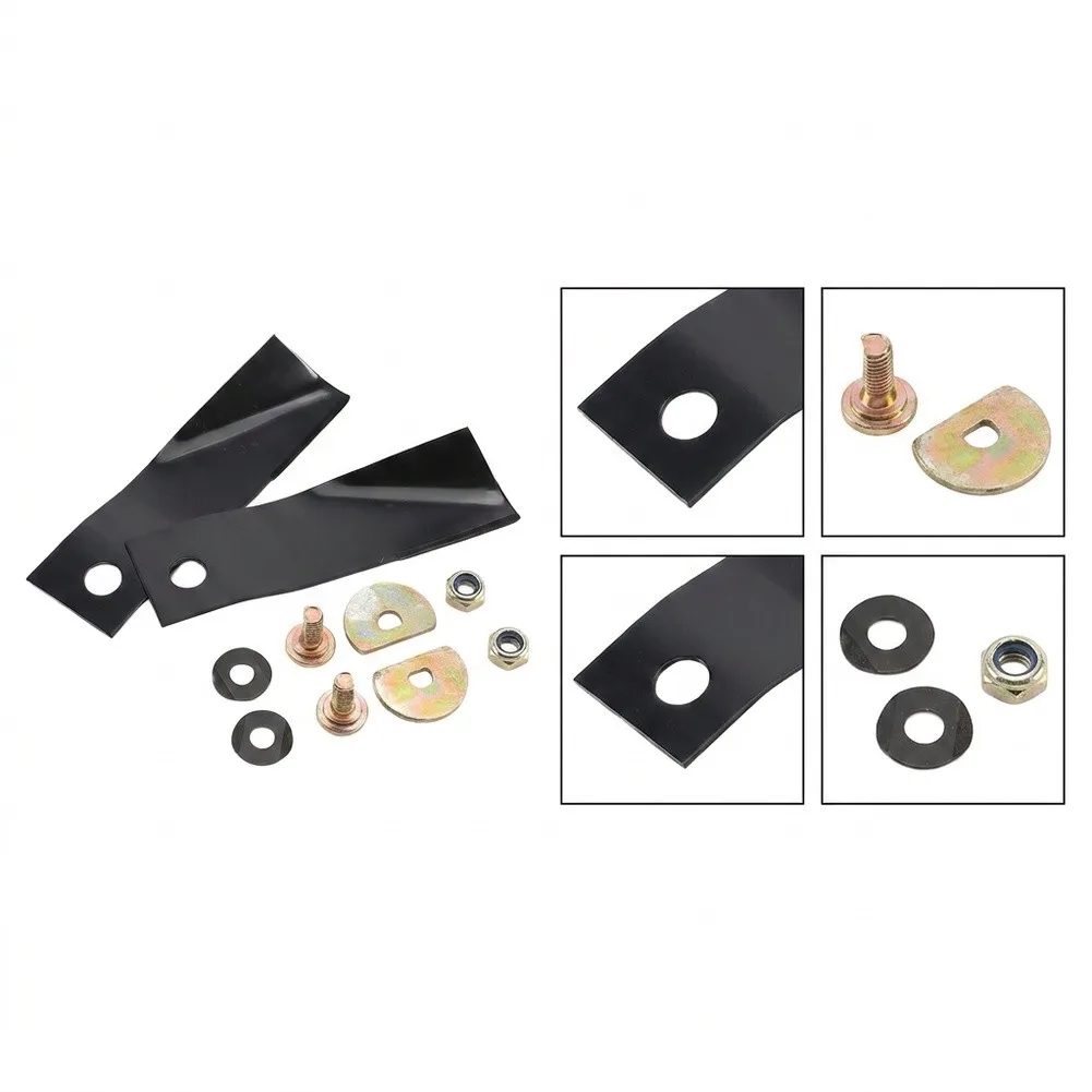 Balanced Mower Knives Riding Mower Cutters Tool-free Installation Standard Fitment Design High-grade Steel Construction