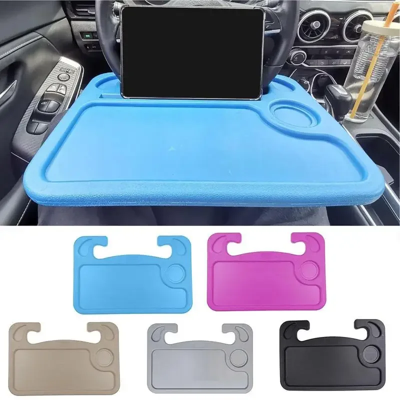 Car Laptop Table Stand Multi-function Car Dinner Plate Writing Desk Car Steering Wheel Dining Table Food Coffee Drink Tray Board