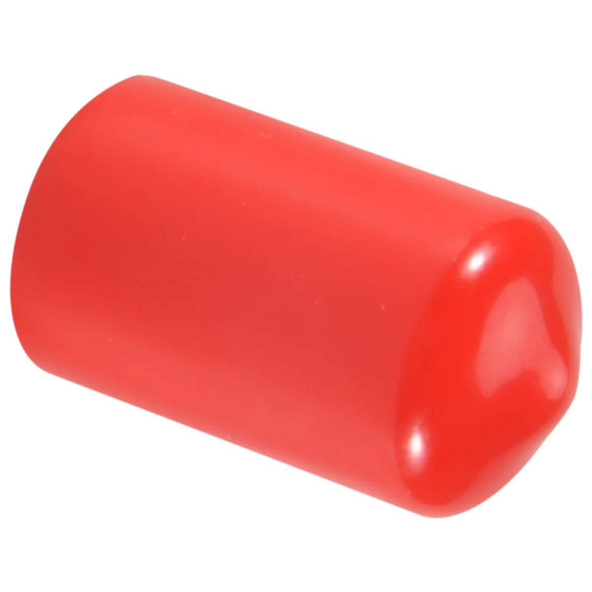 Abjs 100 peças tampas de extremidade de borracha 12mm id pvc tubo redondo tampa de parafuso protetores de rosca vermelho