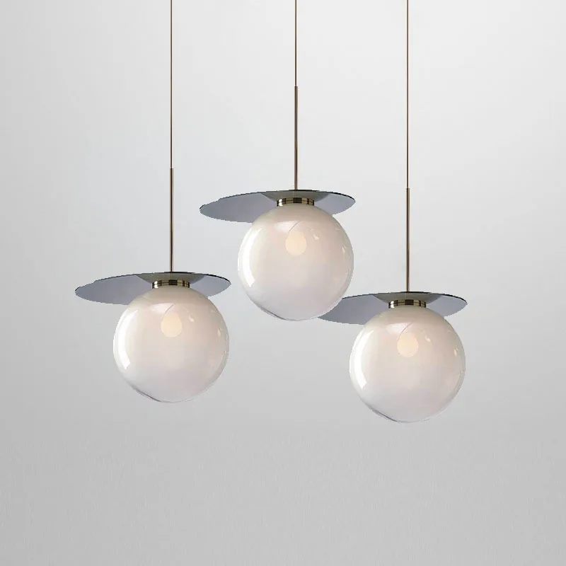 

Modern Bedroom Bedside Chandeliers Creative Dining Room Living Room Clothing Store Lamp Colorful Bubble Glass Small Chandeliers