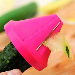 Multifunction Kitchen Tool Vegetable Fruit Spiral Shredder Peeler Manual Potato Carrot Radish Rotating Grater Kitchen Accessory