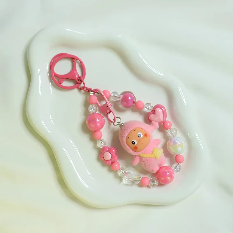 1 قطعة حقيبة سلسلة المفاتيح الكرتون حلي معلقة #4