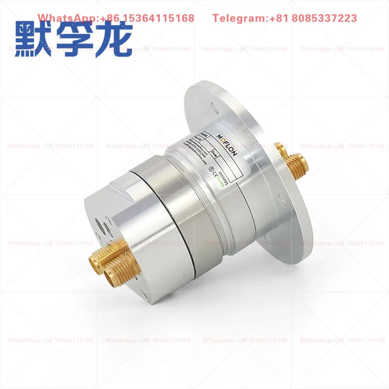 2 Channel RF Slip Ring High Frequency Rotary Joint Coaxial Rotary Connector 360 Degree Rotating RF Radio Frequency Signal