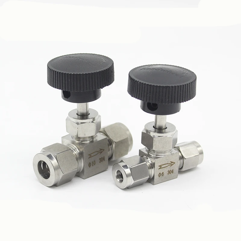 304 stainless steel card sets of stop valve needle valve flow control valve regulating valve φ3mm-φ16mm ball valve