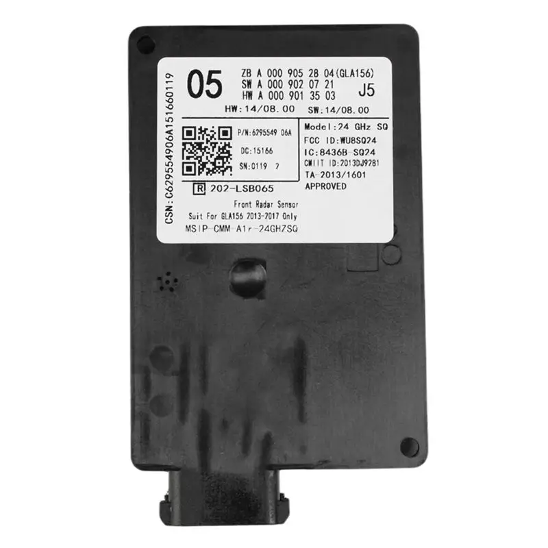 Simple Forward Collision Warning Module FCW A0009052804 Distance Radar Sensor For GLA Class W156 2013-2017