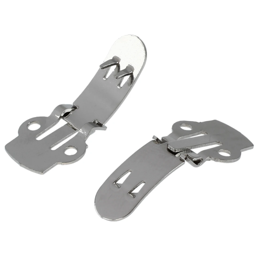 20pcs Blank Stainless Steel Shoe Clips Clip DIY Craft Buckles