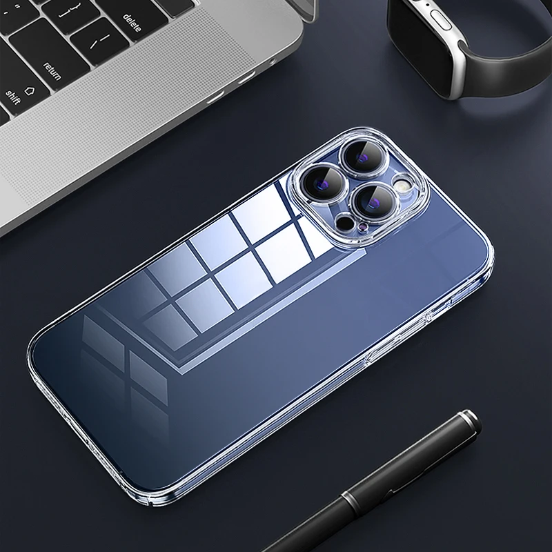 Ultradünne, hochtransparente Hart-PC-Hülle für iPhone 18 17 15 14 13 12 16 Pro Max 17e, kristallklare stoßfeste Handyhülle – Detail 9