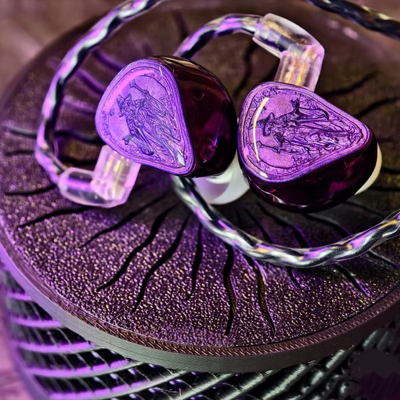 

Audione & Aucana Audio Magician 2BA +1DD in-ear headphones hifi wired high-quality sound(Free portable earphone case)