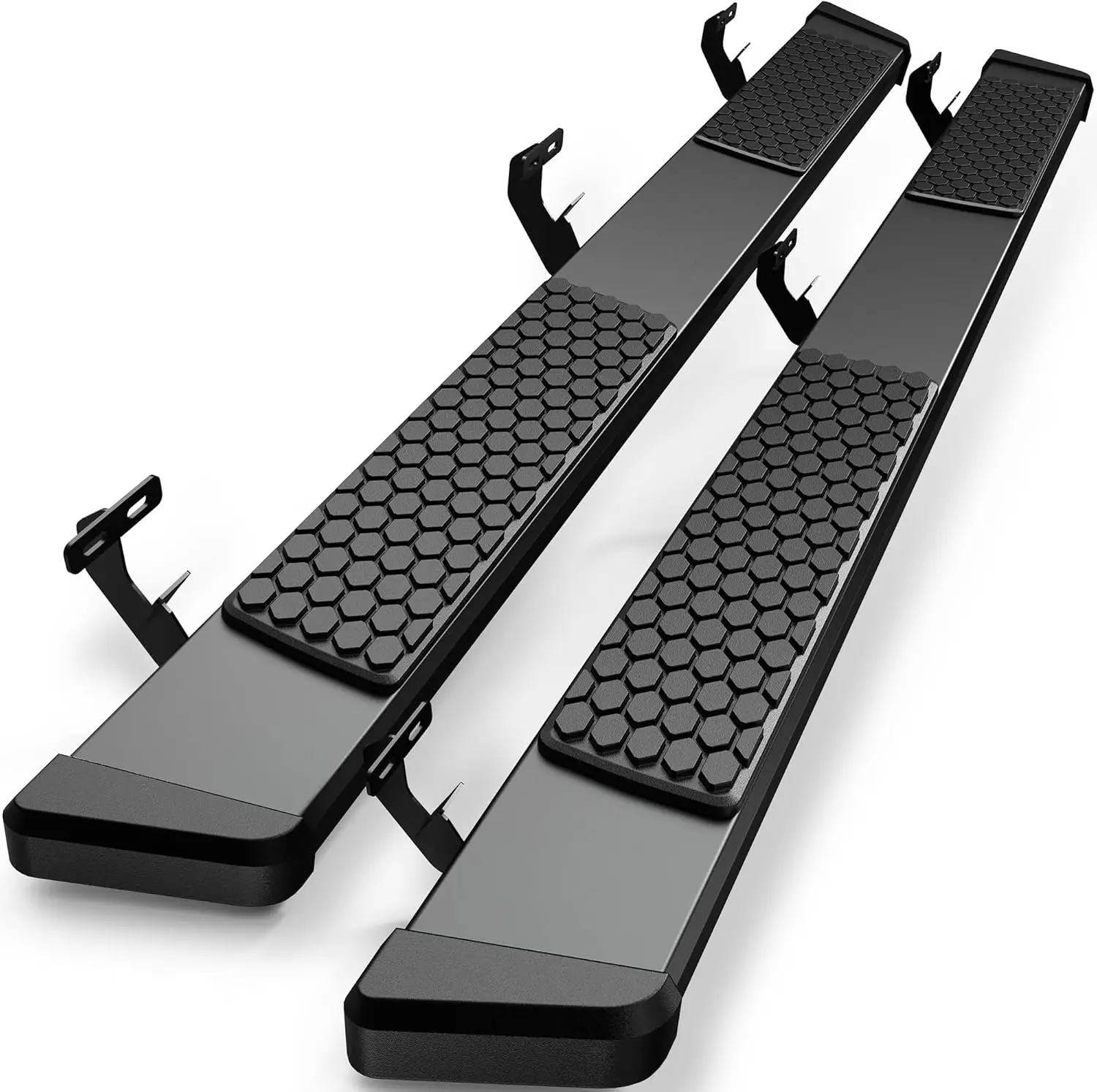 6 Inches Running Boards for Ram 2009-2026 Crew Cab, Stainless Steel with Black Powder Coated, Reliable Side Steps