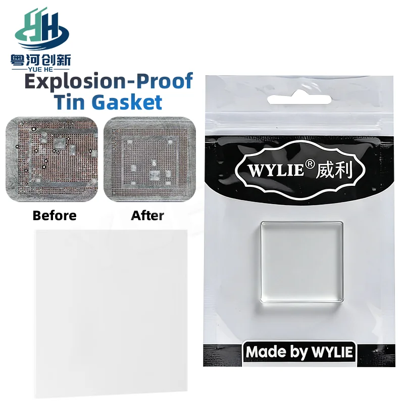 WYLIE Explosion Proof Tin Plating Gasket High Heat Resistance 1200℃ Impact Resistant No Tin Splashing for Soldering