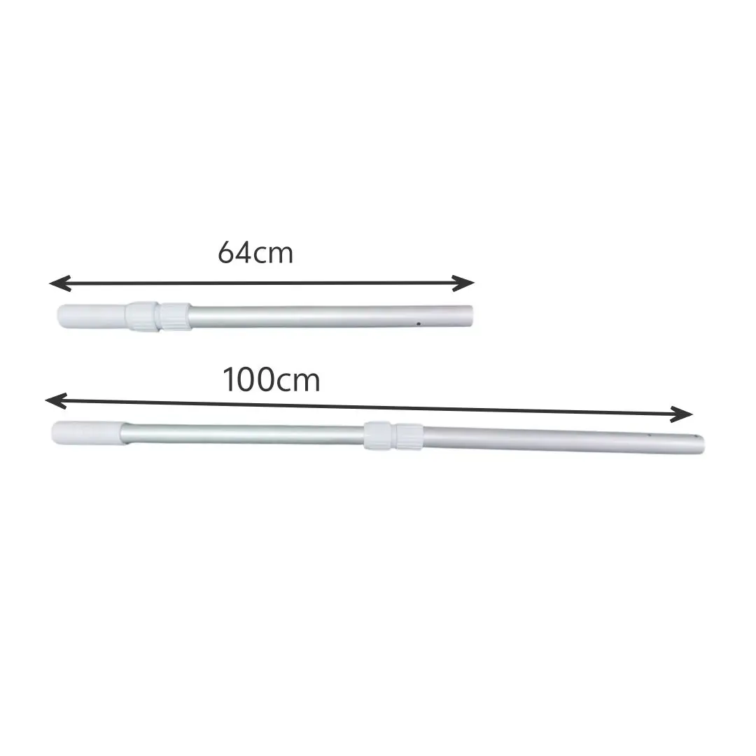 Portable Swimming Pool Skimmer, Aluminum Alloy Telescopic Handle Stick Joint For Brush Salvage Net Swimming Pool Tool