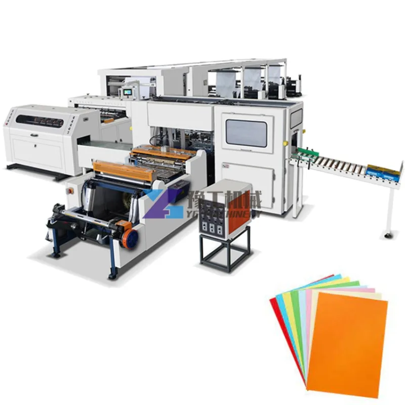 Roll A3 A4 A5 Copy Paper Cross Cutting Machine Roll To Sheet Paper Sheet Making Machine