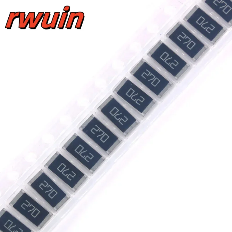 100PCS/10PCS 27ohm 2512 SMD Chip Widerstand 27 ohm 27R 270 1W 5% Passive Komponenten widerstand